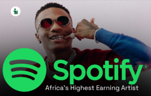 Wizkid Becomes Africa’s Highest Earning Artist On Spotify