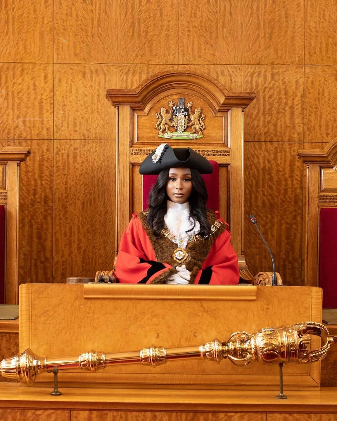Princess Opeyemi Bright, the newly elected UK’s Youngest Mayor