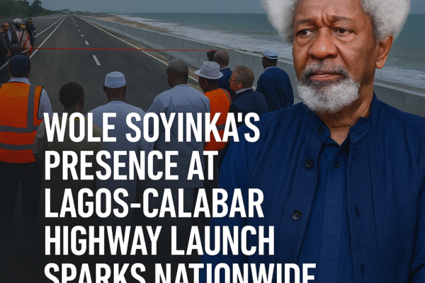 Wole Soyinka’s Presence at Lagos-Calabar Highway Launch Sparks Nationwide Debate Wole Soyinka’s Presence at Lagos-Calabar Highway Launch Sparks Nationwide Debate