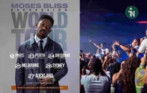 Moses Bliss kicks off ‘Expression’ world tour with a powerful night in Paris — next stops:Australia, New Zealand, and beyond