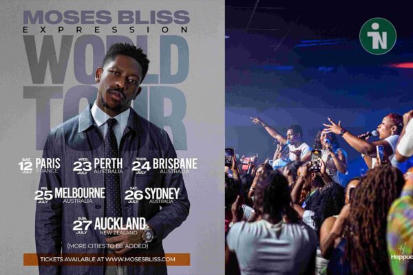 Moses Bliss kicks off ‘Expression’ world tour with a powerful night in Paris — next stops:Australia, New Zealand, and beyond Moses Bliss
