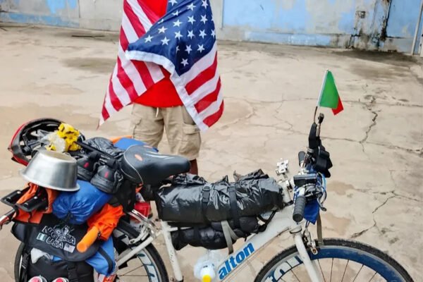Nigerian Man Embarks on Bicycle Trip from Lagos to U.S Nigerian Man Embarks on Bicycle Trip from Lagos to U.S
