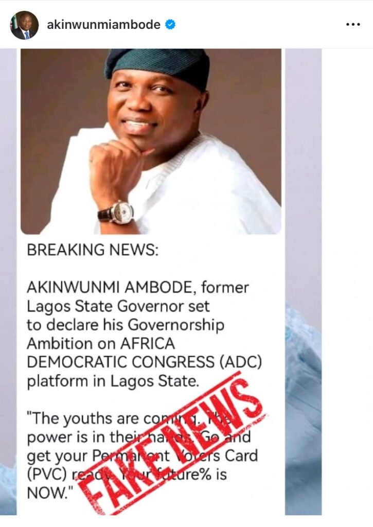 Ambode denies defection rumours 2025 - inaijanow.com Ambode denies defection rumours 2025