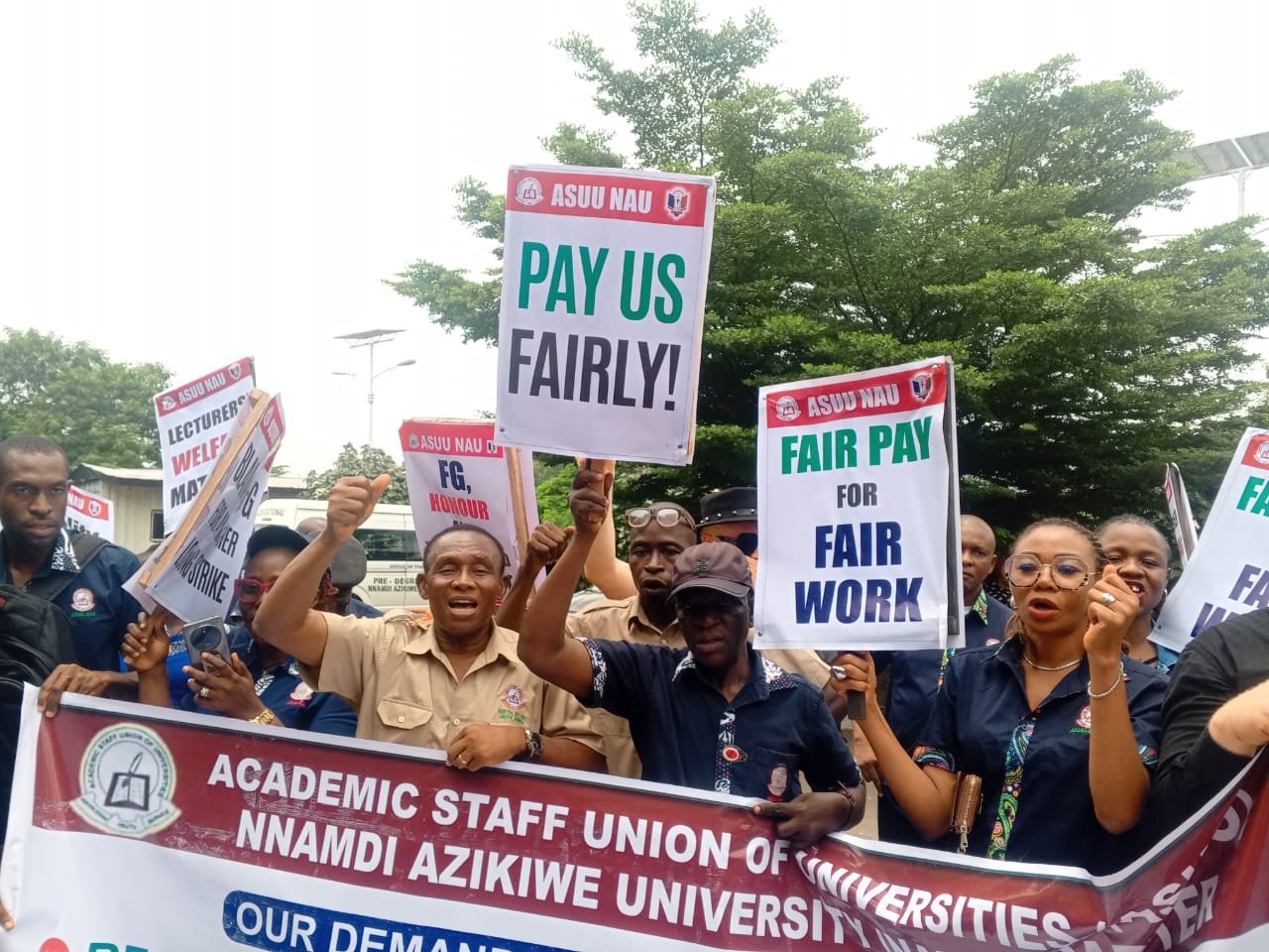 ASUU Protest: Members Question Government’s Negligence and Broken Promises