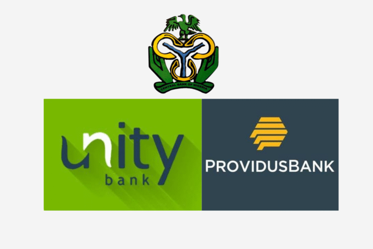 CBN Approves ₦700 Billion-Supported Merger: Providus Bank to Acquire Unity Bank