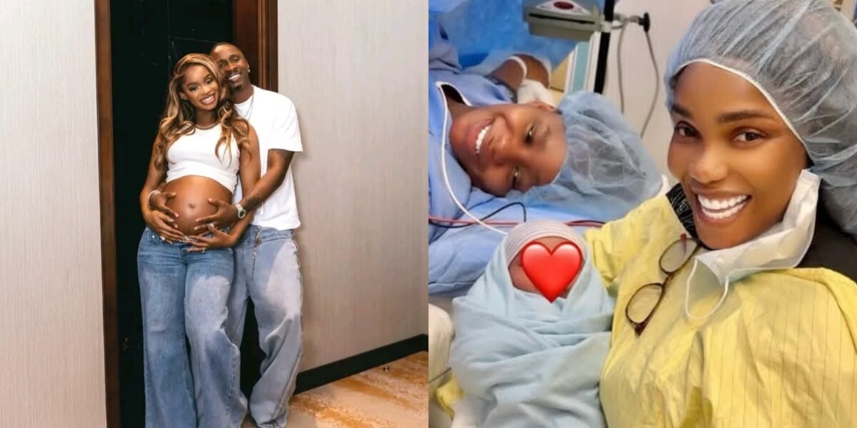 Joy as Priscilla Ojo and Juma Jux Welcome Baby Boy in Canada
