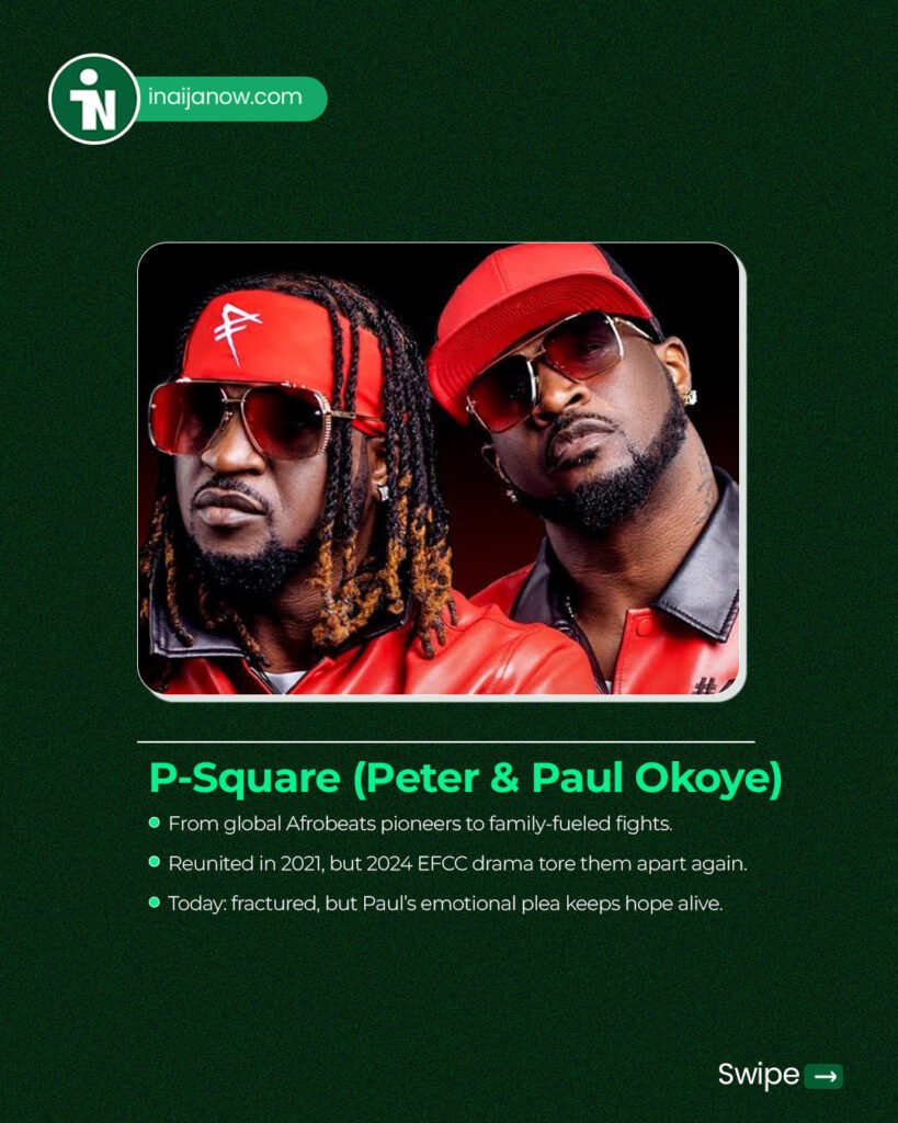 P-Square Peter Paul Okoye - inaijanow.com P-Square (Peter & Paul Okoye)